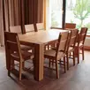 Стол обеденный массив дуба квадратный Аляска 1800*1000 (нога 140) "Премиум"