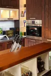 Кухня из массива  Шоколад (цена за п/м)