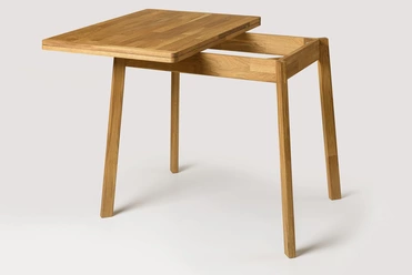 Стол обеденный массив дуба (раскладной) "Мини 2" 900/1300